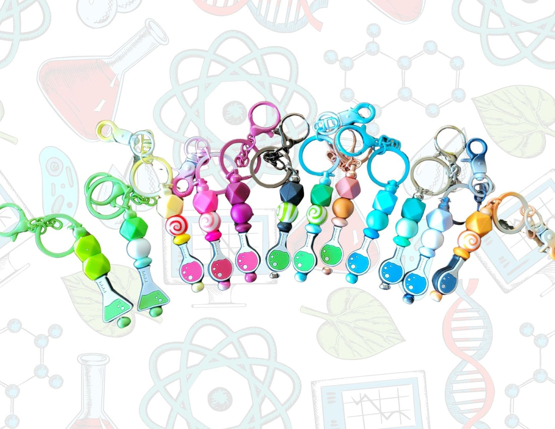 Chemistry Silicone Keychains