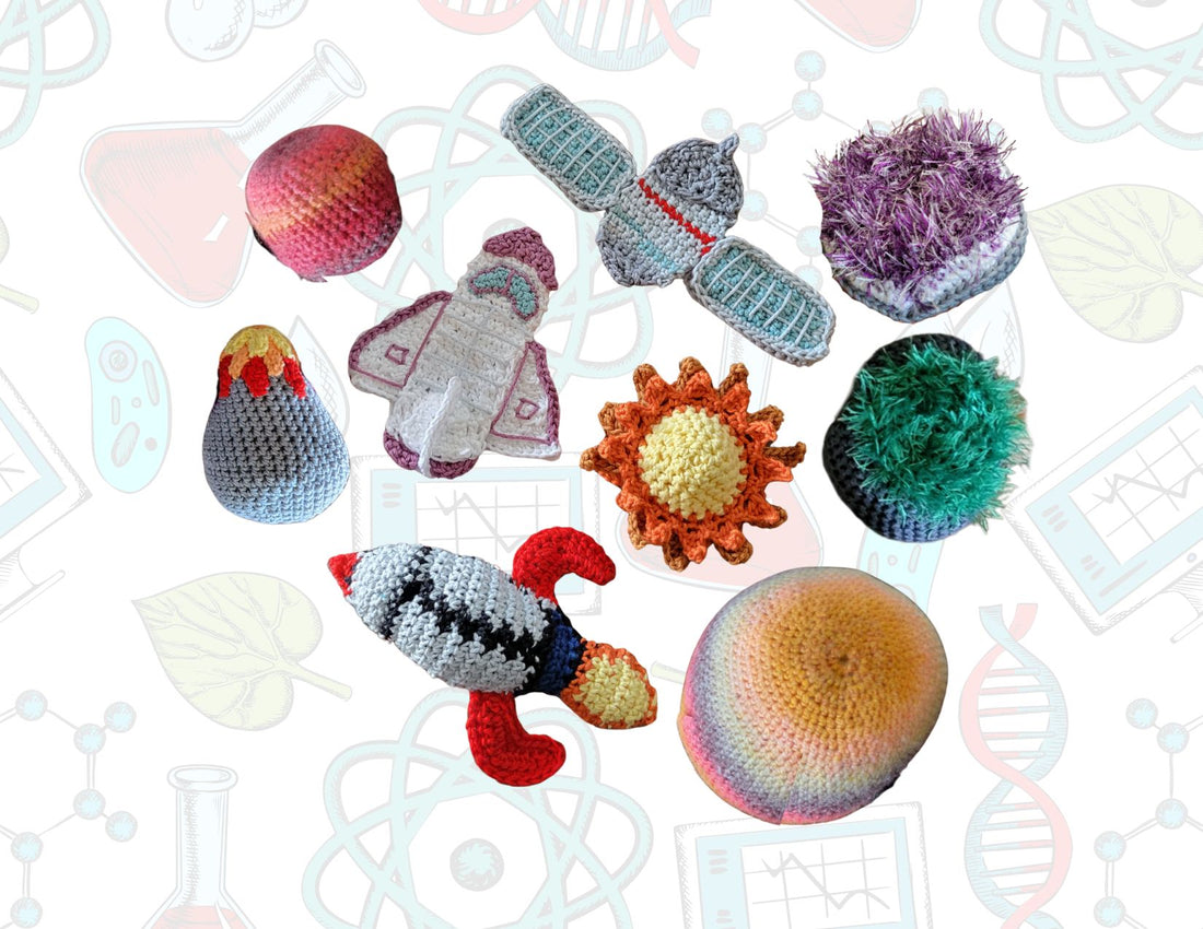 Earth & Space Science Crochet Shapes