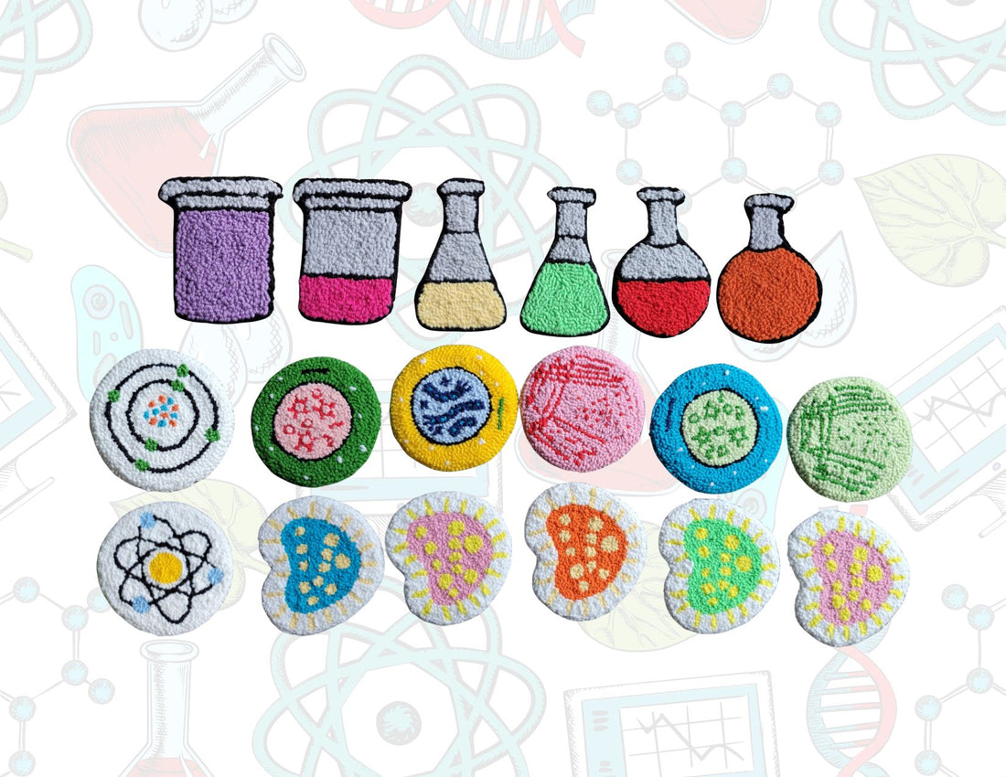 Punch Needle Science Shapes