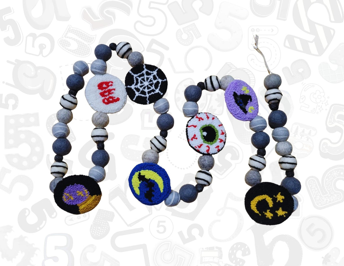 Something Wicked This Way Comes (Punch Needle) Garlands