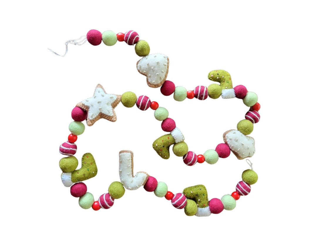 Christmas All The Way (Felt) Garlands