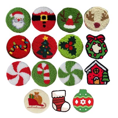 Punch Needle Holiday Shapes