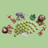 safari animals in the jungle all the way garland kit