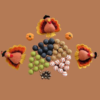 Thanksgiving Turkey DIY Garland kit