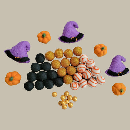 witch hat DIY garland kit