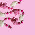 pink elephant felt garland