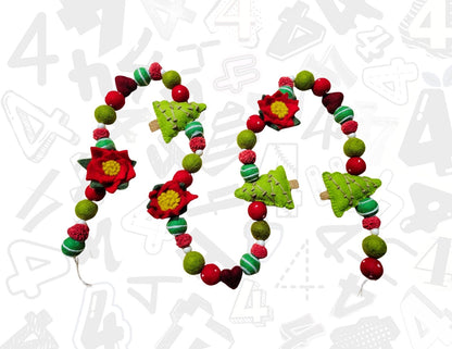 Christmas All The Way (Felt) Garlands