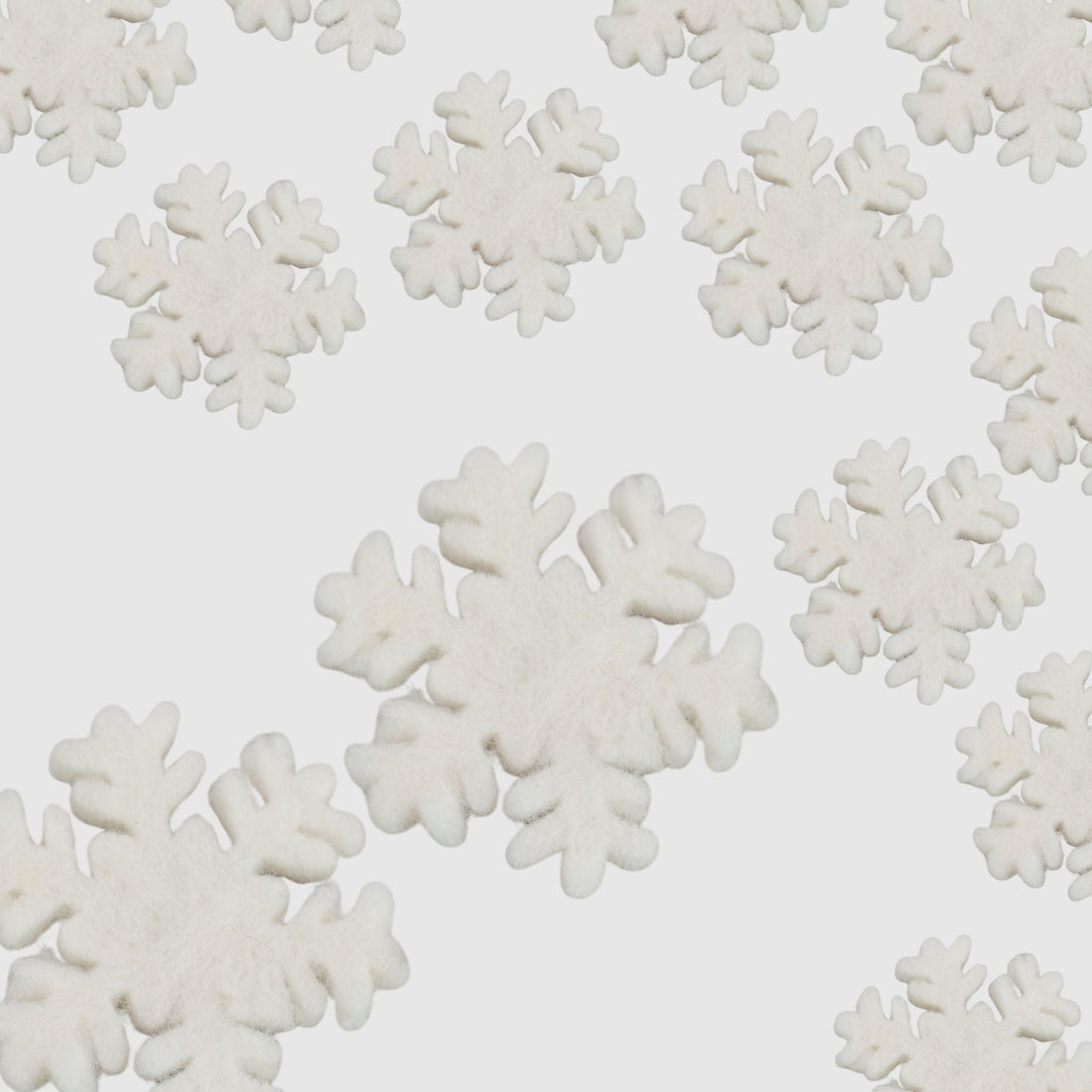 snowflake felt decor