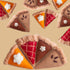 pie slices felt decor