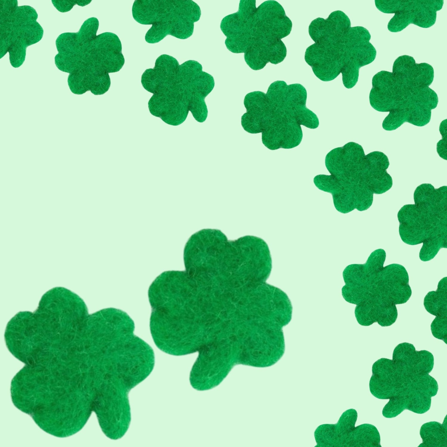 Shamrocks Felt Decor