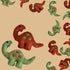 felt dinosaur garland pieces