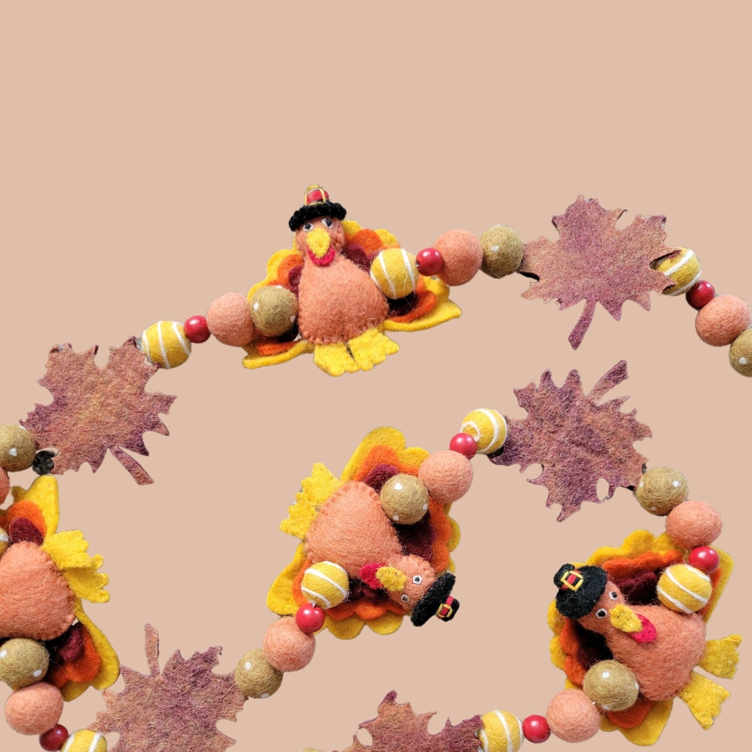 Thanksgiving Turkey trot garland