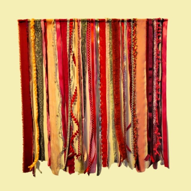 24” Wide Ribbon/Felt Ball Wall Hanging – Limit 20 Participants