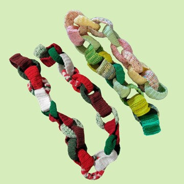 4’ Paper Chain Crochet Garland – Limit 20 Participants